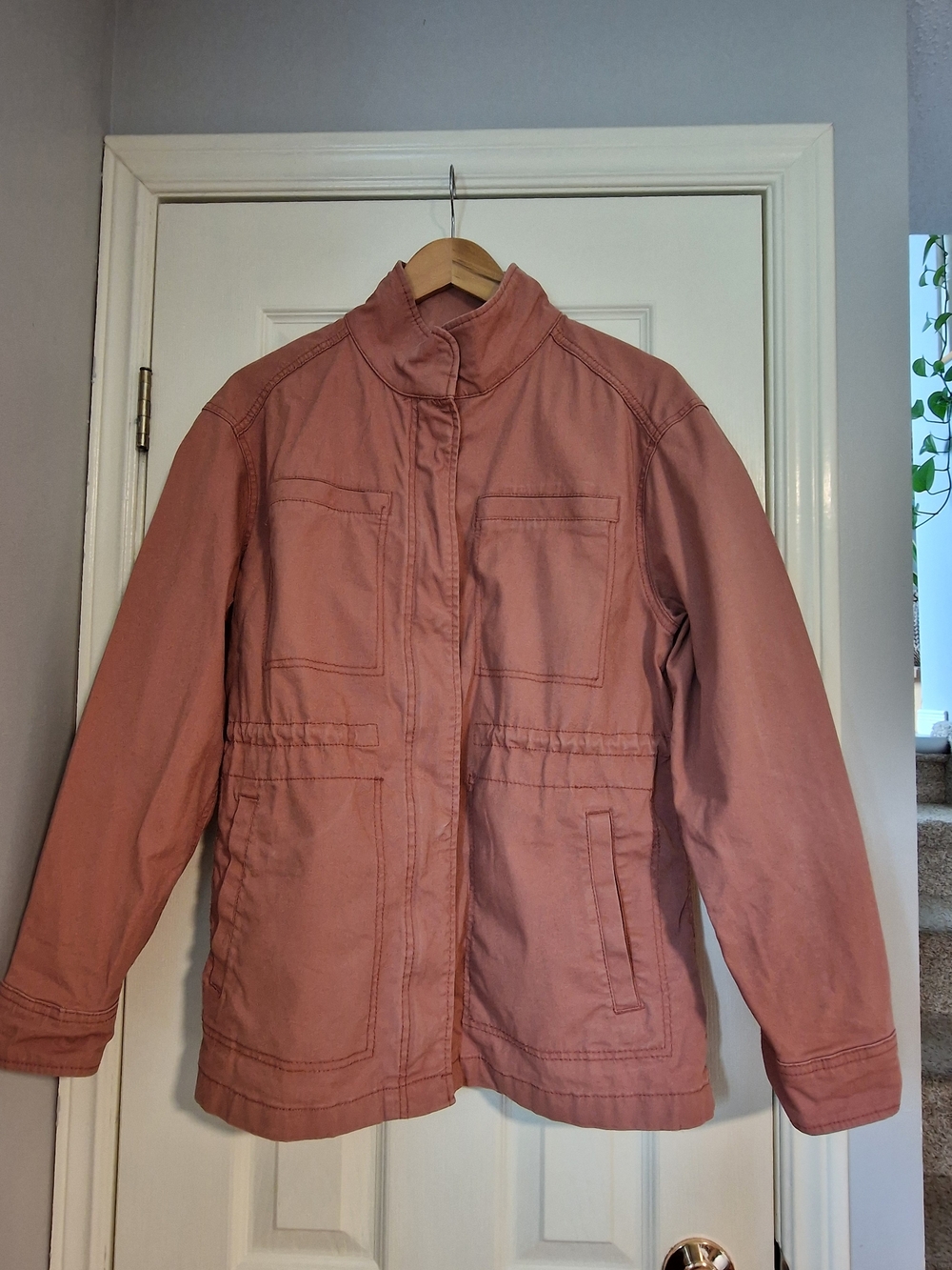 Old Navy Dusty Rose Utility Jacket, Size M